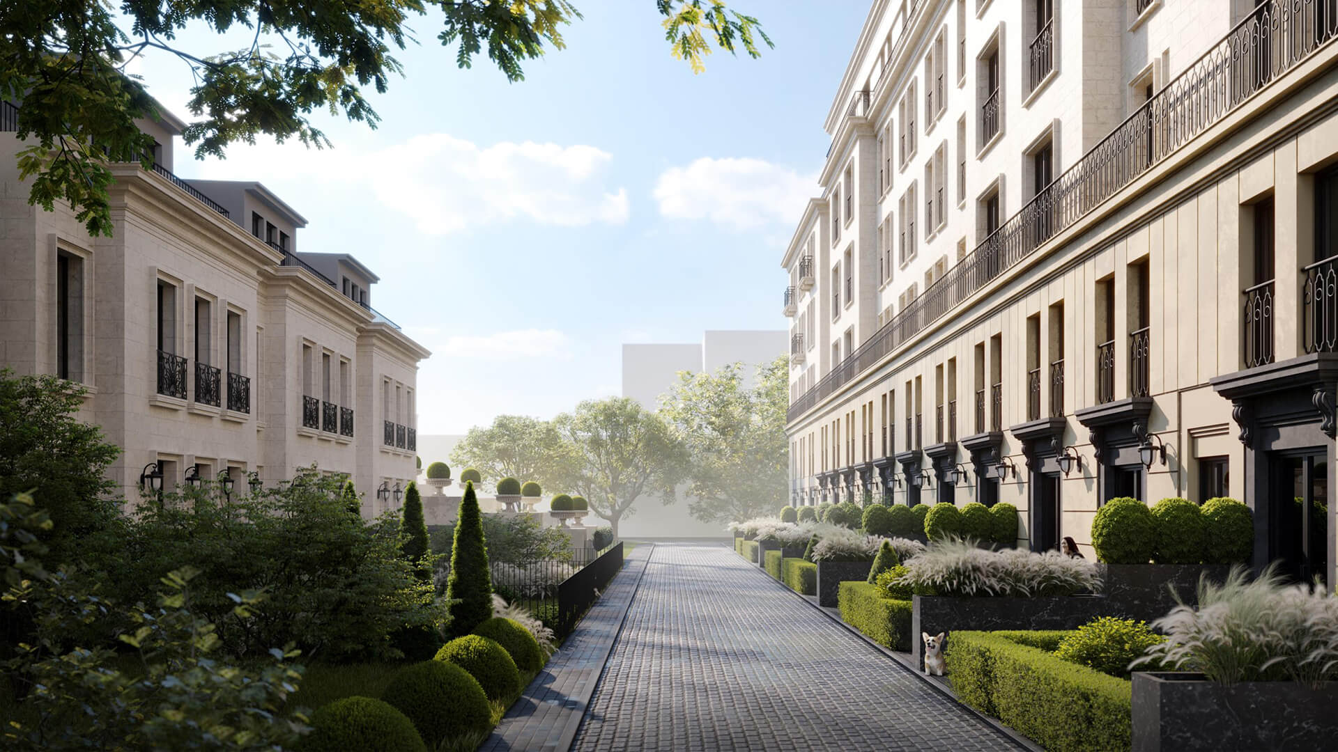 Благоустройство двора от застройщика